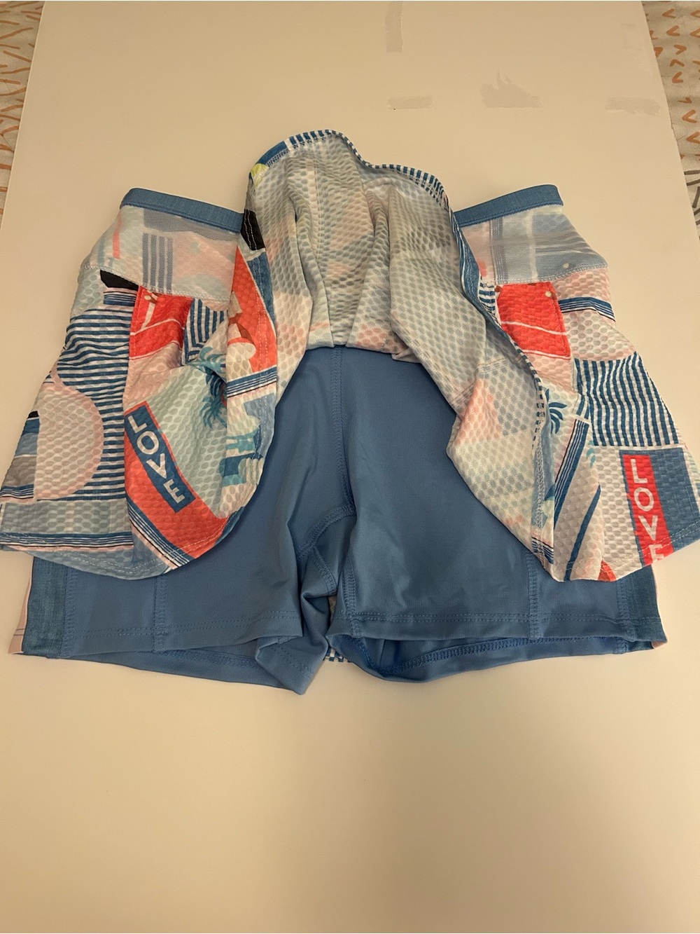 Lucky in Love Blue Multi Pleated Tennis Skort - Picture 5 of 7
